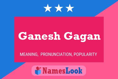 ملصق اسم Ganesh Gagan