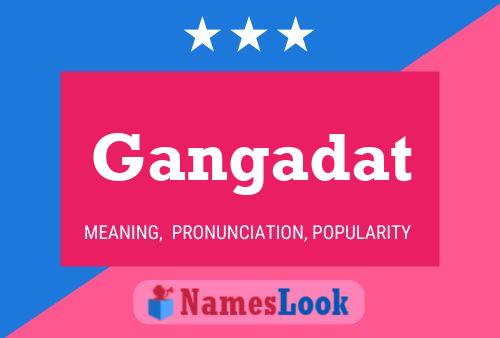 ملصق اسم Gangadat