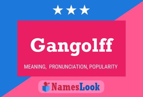 ملصق اسم Gangolff