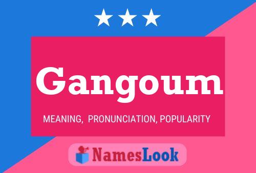 ملصق اسم Gangoum