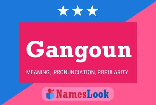 ملصق اسم Gangoun