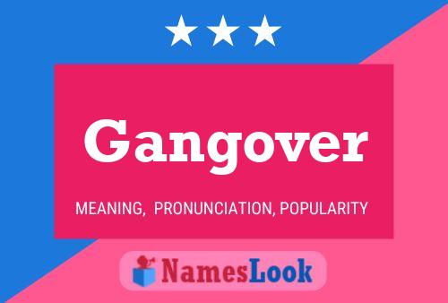 ملصق اسم Gangover