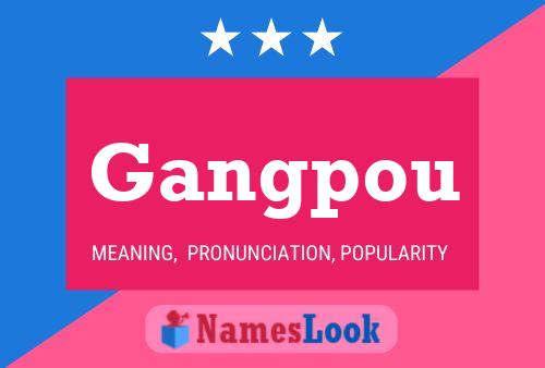 ملصق اسم Gangpou