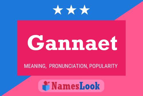 ملصق اسم Gannaet