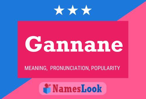 ملصق اسم Gannane