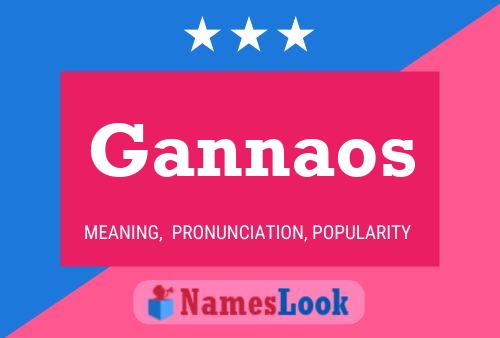 ملصق اسم Gannaos