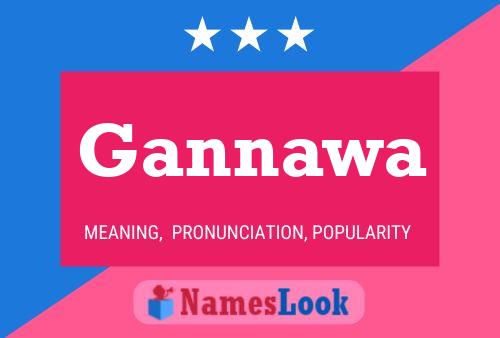 ملصق اسم Gannawa