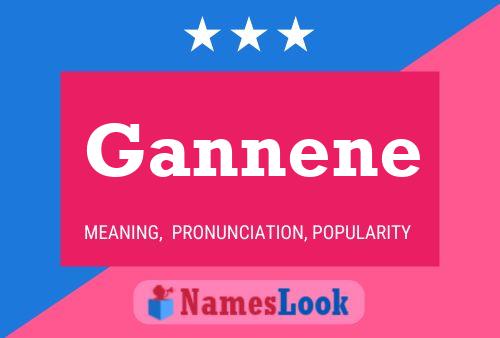 ملصق اسم Gannene