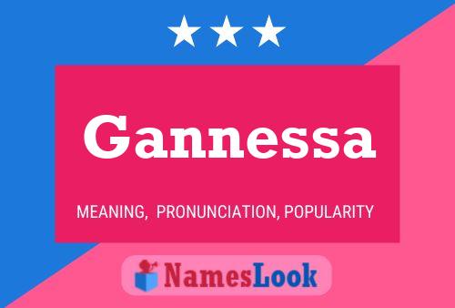 ملصق اسم Gannessa