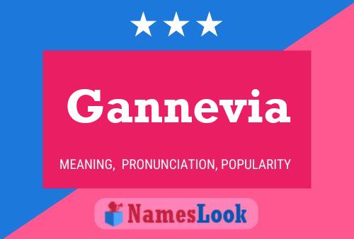 ملصق اسم Gannevia