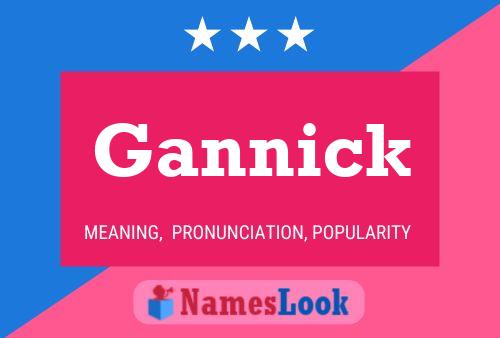 ملصق اسم Gannick