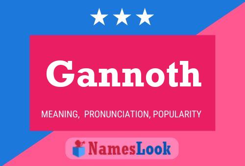 ملصق اسم Gannoth