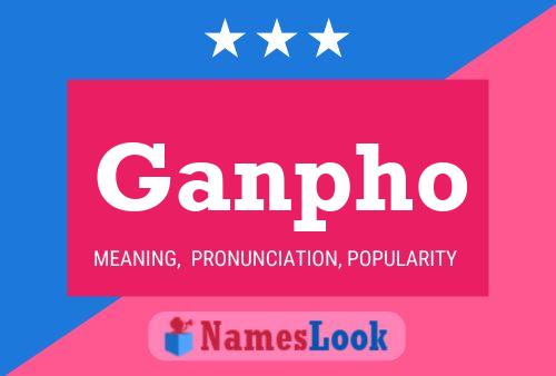 ملصق اسم Ganpho