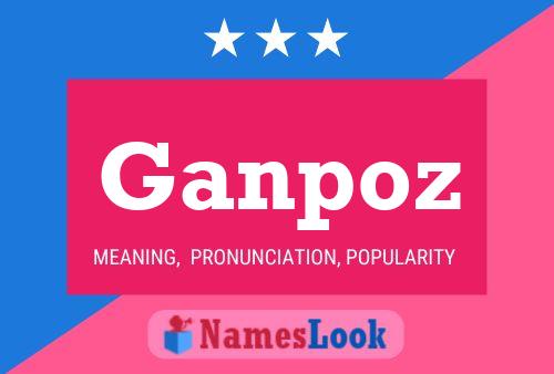 ملصق اسم Ganpoz