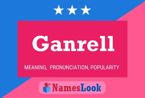 ملصق اسم Ganrell