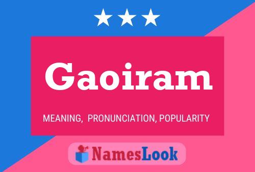 ملصق اسم Gaoiram