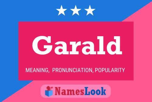 ملصق اسم Garald