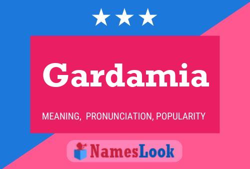 ملصق اسم Gardamia