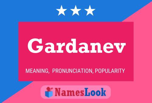 ملصق اسم Gardanev