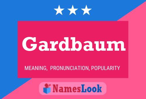 ملصق اسم Gardbaum