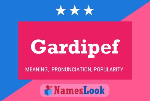 ملصق اسم Gardipef