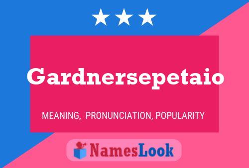 ملصق اسم Gardnersepetaio