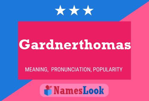 ملصق اسم Gardnerthomas