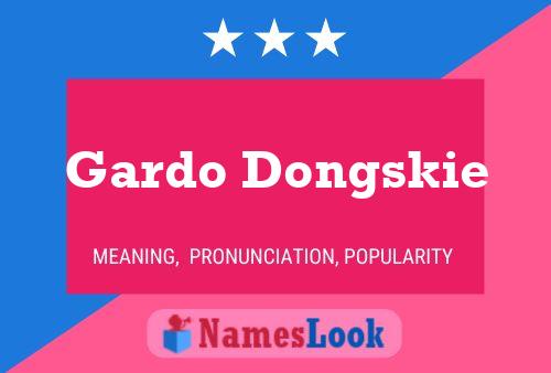 ملصق اسم Gardo Dongskie