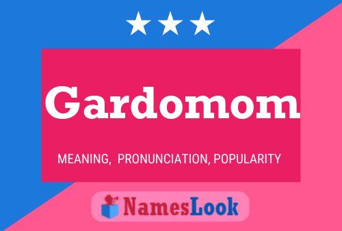 ملصق اسم Gardomom