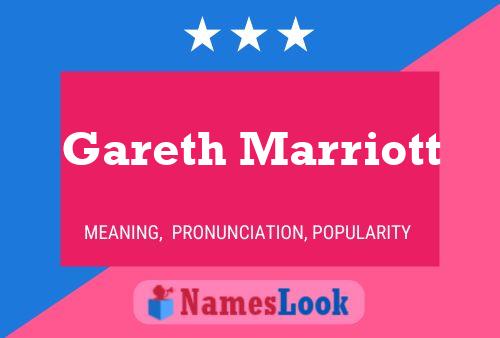 ملصق اسم Gareth Marriott