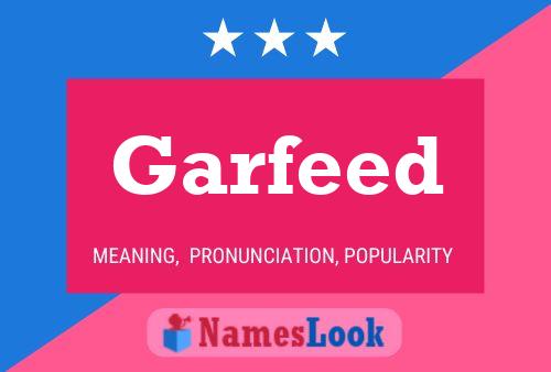 ملصق اسم Garfeed