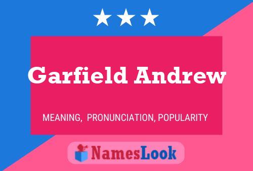 ملصق اسم Garfield Andrew