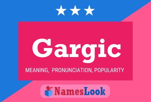 ملصق اسم Gargic