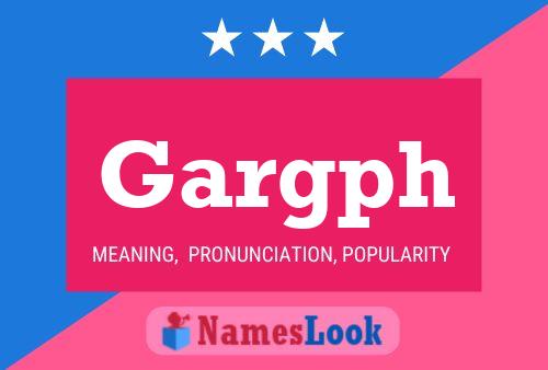 ملصق اسم Gargph