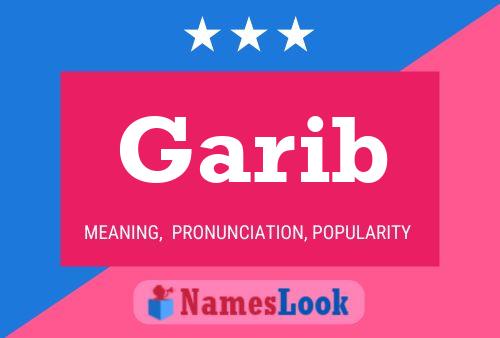 ملصق اسم Garib