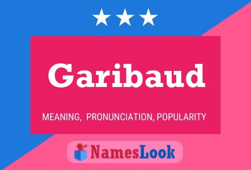 ملصق اسم Garibaud