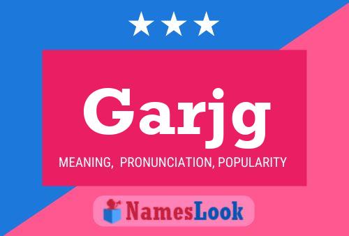 ملصق اسم Garjg