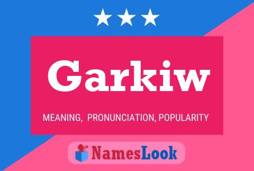 ملصق اسم Garkiw