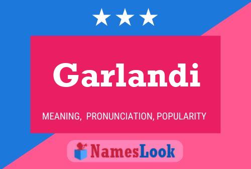 ملصق اسم Garlandi