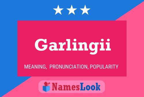 ملصق اسم Garlingii