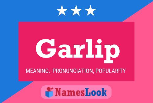 ملصق اسم Garlip