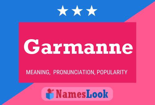 ملصق اسم Garmanne