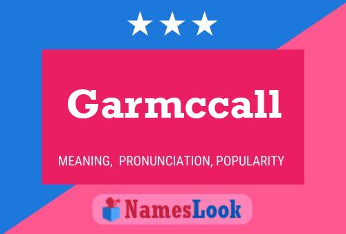 ملصق اسم Garmccall