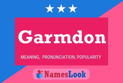 ملصق اسم Garmdon