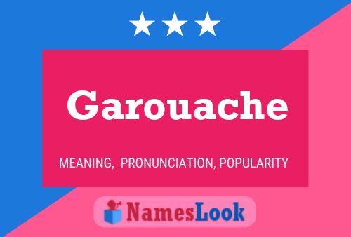 ملصق اسم Garouache