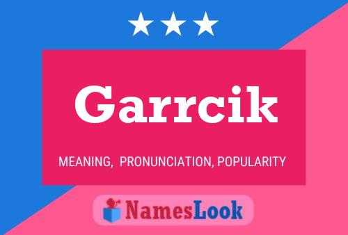 ملصق اسم Garrcik