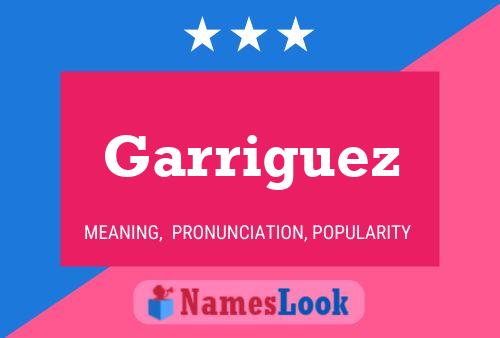 ملصق اسم Garriguez