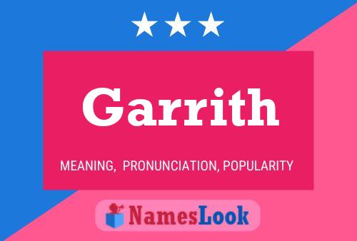 ملصق اسم Garrith