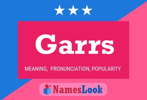 ملصق اسم Garrs