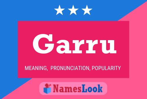 ملصق اسم Garru